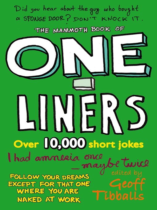 Title details for The Mammoth Book of One-Liners by Geoff Tibballs - Available